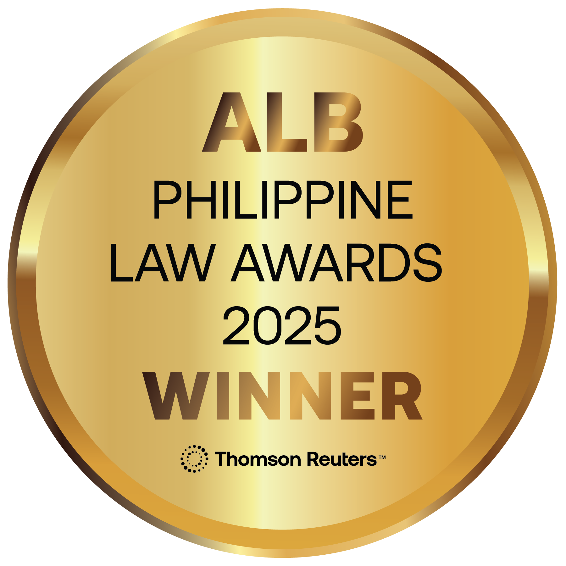 ALB Philippine Law Awards 2025 Badge_WINNER